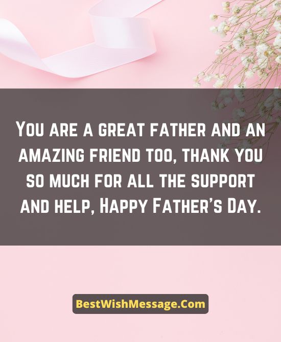 Father’s Day Messages to Friends