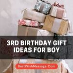 3rd Birthday Gift Ideas for Boy