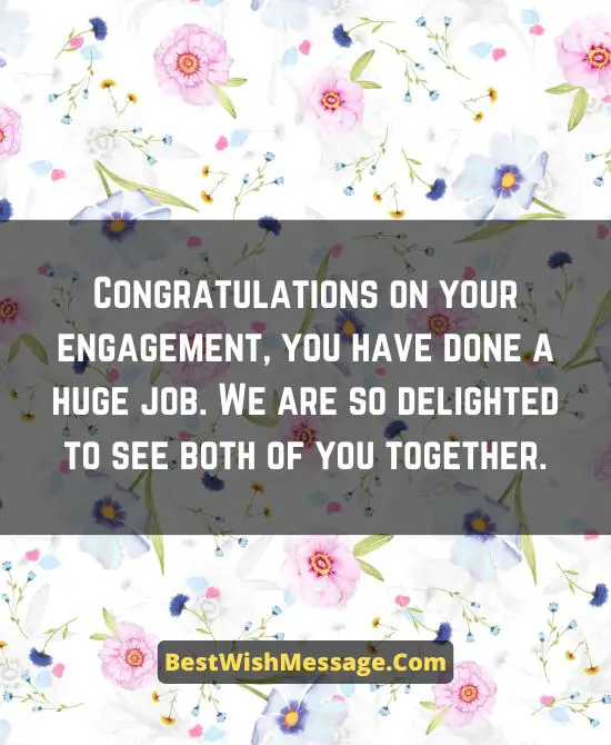 Congratulations on Your Engagement Message