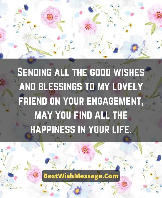 Congratulations Wishes on Your Engagement Message