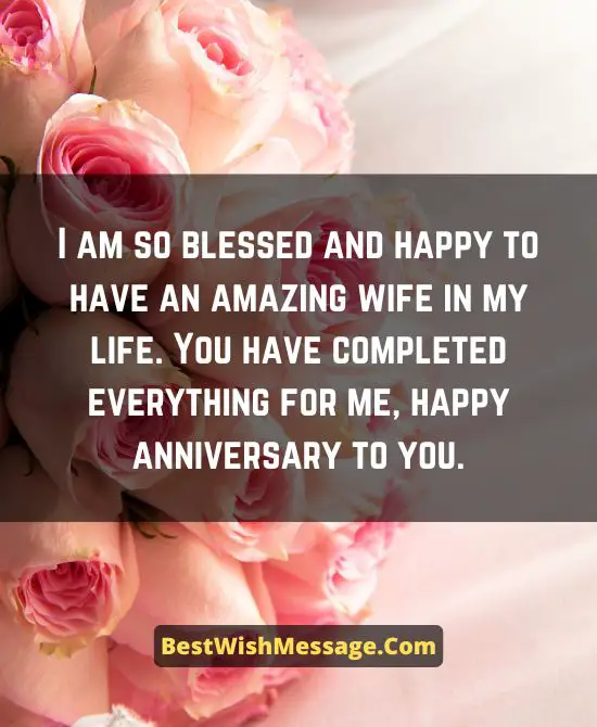 5th Wedding Anniversary Wishes for Wife