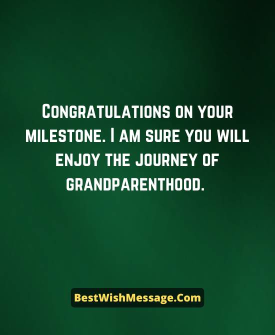 Congratulations on Becoming Grandparents Messages