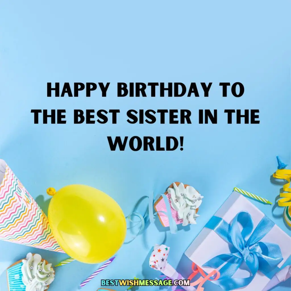 Birthday Greeting Card for Sister