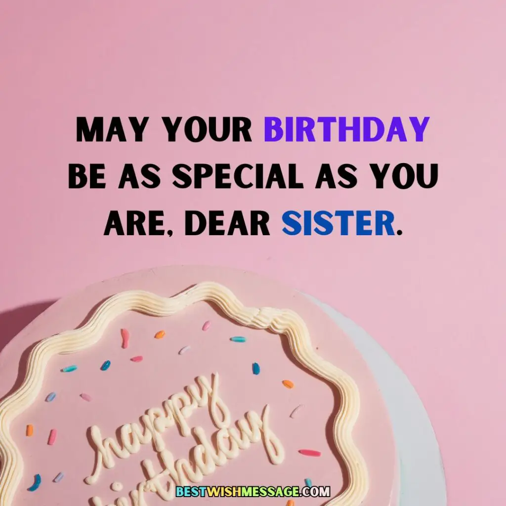 Free Birthday Greeting Card for Sister