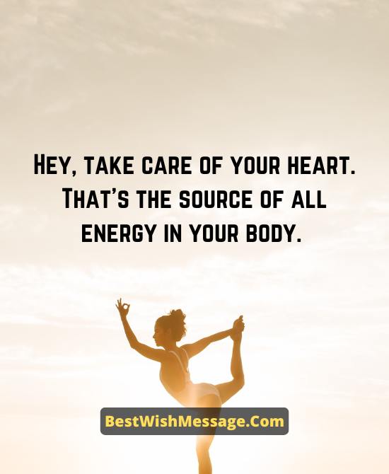 Take Care of Yourself Message for My Wife