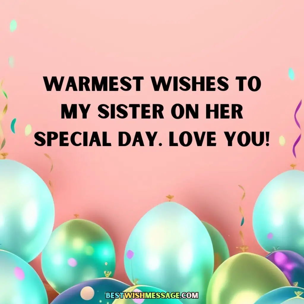 Birthday Card for Sister Free Download