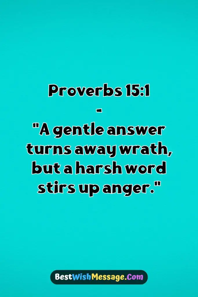 Bible Verses about Anger